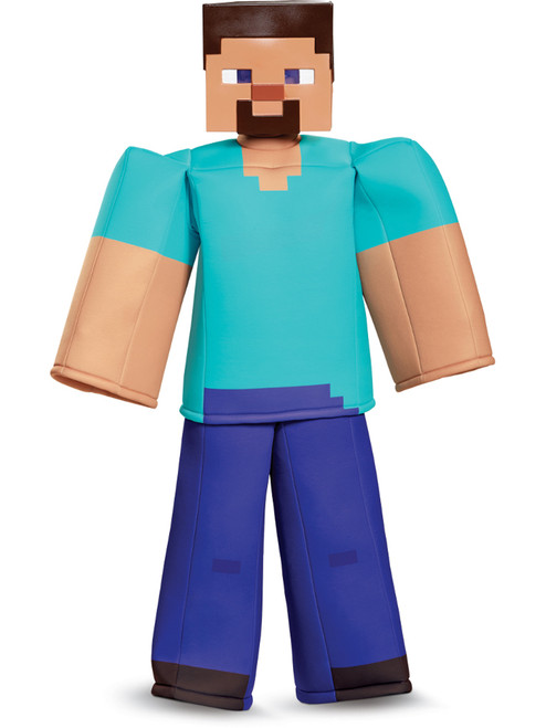 Child's Boys Prestige Minecraft Steve Mine Craft Mojang Costume