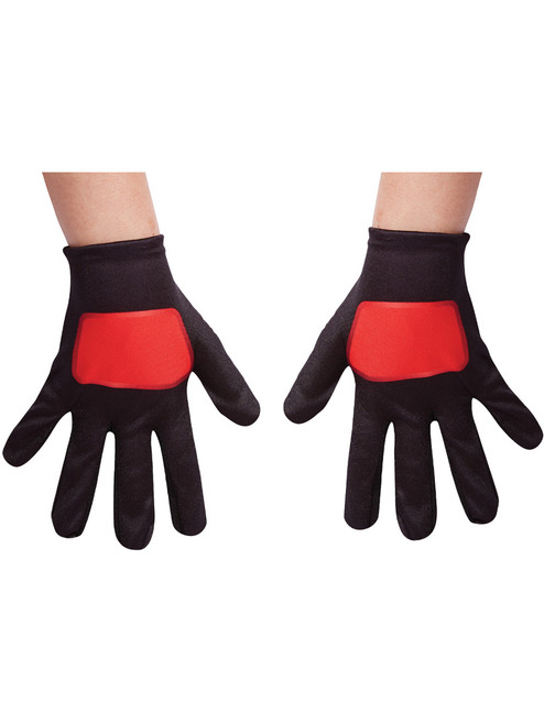 Boys Power Rangers Ninja Steel Red Ranger Gloves Costume Accessory