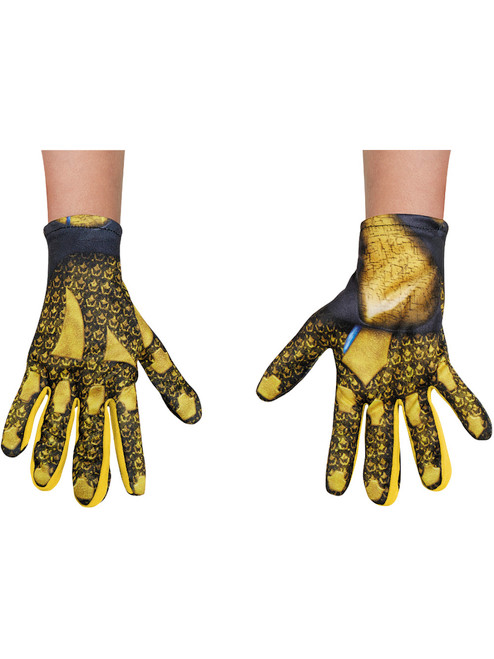 Girls Power Rangers Movie Yellow Ranger Gloves Costume Accessory