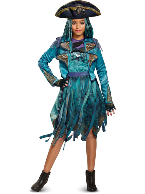 Child's Girls Deluxe Disney Descendants 2 Isle Look Uma Costume