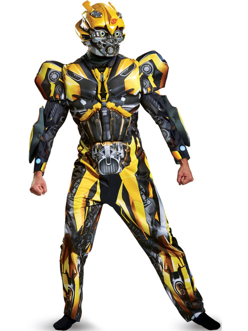 Mens Deluxe Transformers The Last Knight Bumblebee Costume