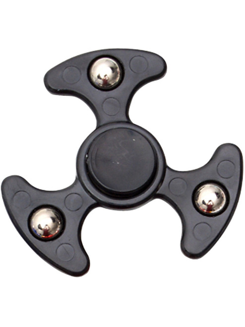Fidget Spinner High Speed Black Plastic UFO Style Relief Toy