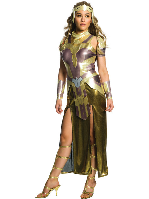 Womens Deluxe Wonder Woman Queen Hippolyta Dress Costume