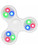 Fidget Spinner High Speed White Light Up Weights Relief Toy
