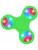 Fidget Spinner High Speed Green Light Up Weights Relief Toy