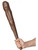 Plastic Caveman Faux Brown Wood Squeeking Club Costume Accessory