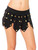 Adult's Womens Warrior Studded Panel Boyshorts Gladiator Skirt Costume