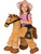 Ride On Pony Cowboy Cowgirl Horse Rider Toddler Costume One Size