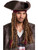 Mens Pirates Of The Caribbean Jack Sparrow Headwear Costume Accessory Kit