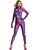 Adult's Womens Power Rangers Movie Pink Ranger Kimberly Bodysuit Costume