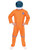 Adult Men's Orange NASA Astronaut Space Suit Costume And Helmet Bundle