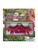 Women's Sexy Long Pink Burlesque Fairy Costume Feather Eyelashes