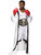 Adult's Mens The Champion Boxer White Hooded Robe Costume