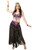 Womens Sexy Purple And Gold Arabian Jeweled Beaded Belle Dancer Costume