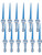 Set Of 12 Blue Inflatable Light Saber Blow-Up Weapon Toy Costume Accessory