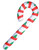 Dozen Festive Inflatable Candy Cane Christmas Decoration