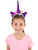 Soft Plush Purple Mystical Magical Unicorn Horn Headband Costume Accessory