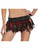 Womens Sexy Exotic Red Turkey Feather Mini Skirt
