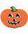 (1) Jagged Smiling Pumpkin Halloween Character Cutout Party Decorations