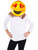 Texting Emoticon Emoji Heart Eyes Face Mask Costume Accessory