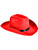 Adults Red Western Rodeo Urban Cowboy Hat Costume Accessory