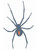Prison Life Black Widow Spider Tattoo Costume Accessory