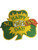 One 16" Happy St. Patrick's Day Irish Flag Shamrock Cutout Decoration