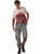 Adult Mens Spilled Guts Zombie Attack Victim Shirt Costume