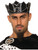 Dark Royalty Evil Medieval King Black Crown Costume Accessory
