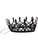 Adults Dark Royalty Evil Medieval Queen Black Crown Costume Accessory