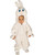 Little Bunny Wabbit White Fluffy Easter Rabbit Child's Costume