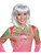 Girl's Disney Zombies Addison White Wig Costume Accessory