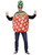Adult's Mens Fruity Hawaiian Pineapple Costume Standard 33-42