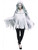 Women's Marley Ghost Hooded Poncho Costume One Size 4-14