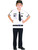 Child's Pilot Printed Shirt And Hat Combo Costume Up To Size 6