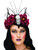 Raven Mistress Red Floral Headband Costume Accessory