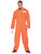 Men's Orange Prisoner Jumpsuit Costume