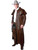 Men's Brown Cowboy Duster Costume Coat