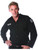 Men's Black Police Law Enforcement Costume Shirt