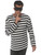 Men's Classic Black And White Striped Thief Shirt