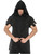 Men's Black Hooded Executioner Costume Shirt