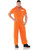 Men's Orange Public Offender Prisoner Costume