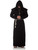 Men's Black Religious Monk Robe Costume