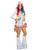 Adult's Womens Unicorn Beauty Hooded Dress Costume