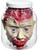 Mad Scientist Severed Zombie Head In Jar Decoration