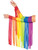Rainbow Fringe Arm Piece Costume Accessory