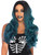 Adult's Women's Blended Two-Tone Long Wavy Wig Costume Accessory