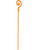 Arcane Magician Shephard Gold Staff Cane Costume Accessory