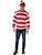 Mens Where's Waldo Iconic Character Deluxe Costume