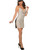 Womens 70s Disco Club Girl Costume Dress